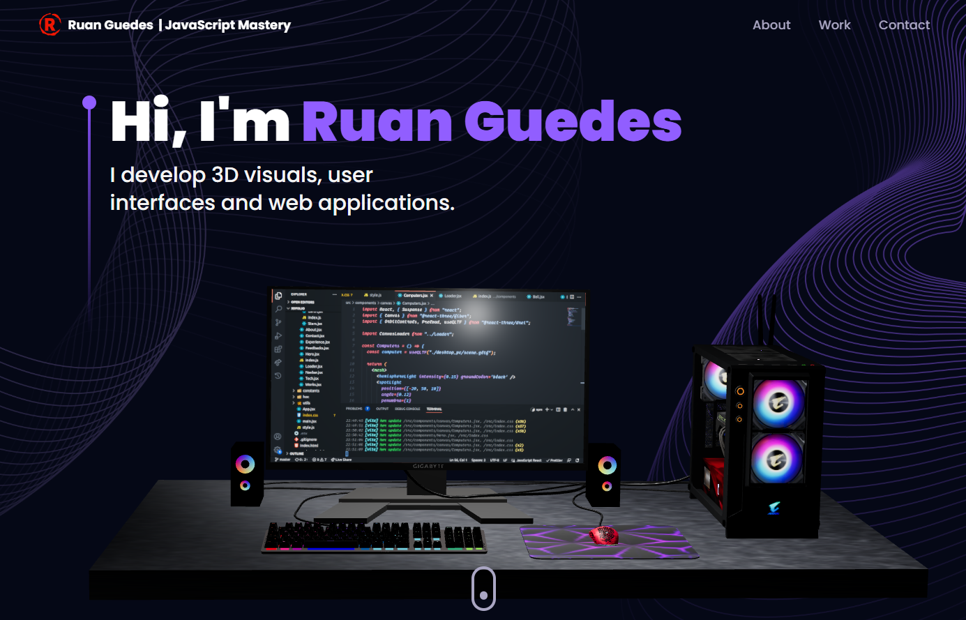 Imagem do projeto Portfolio JavaScript